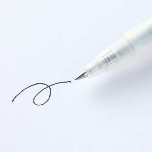 MUJI 無印良品 Gelschreiber, glatt, einziehbar, 0,5 mm Spitze, Schwarz, 10 Stück MUJI 無印良品 Gelschreiber, glatt, einziehbar, 0,5 mm Spitze, Schwarz, 10 Stück von MUJI 無印良品