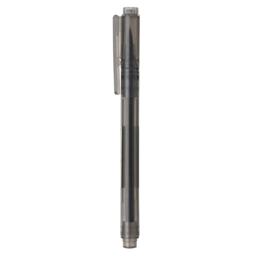 MUJI 無印良品 Japanischer Kalligraphie-Pinselstift, schwarze Tinte, leichtes Design mit sicherer Kappe (10) von MUJI 無印良品