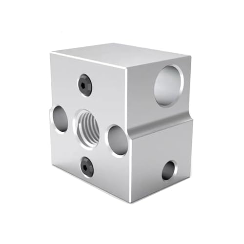 MULAIDI Effizienter Aluminium Heizblock Für 3D Drucker Hotend Heizblock Hervorragende Wärmeleitfähigkeit Aluminium Heizblock von MULAIDI