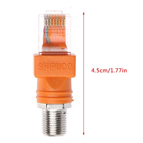 MULAIDI F Buchse Auf RJ45-Stecker Koaxial Kupplungsadapter RJ45 Auf Stecker Konverter Auf Konverter von MULAIDI