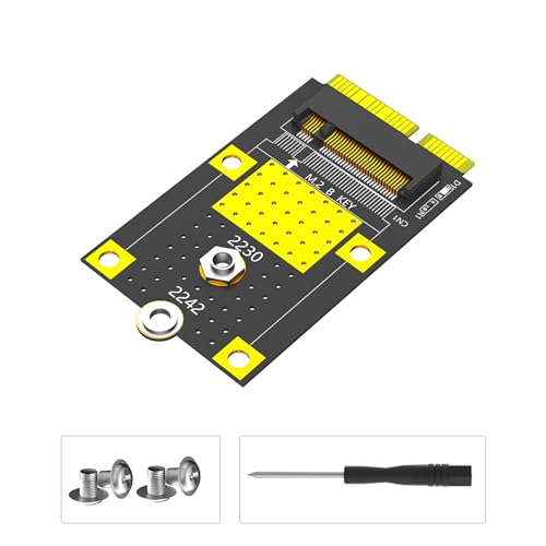 MULAIDI NGFF (M.2) Key B Basierter SSD Adapter M.2 NGFF SSD Zu MSATA Konvertierungskarte Für 2230 2242 Mm Adapter von MULAIDI