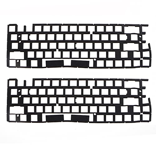 MULAIDI Schalter Schalldämpfer Blatt Weiche Landepads Schaumstoff Schwamm Machenical Tastatur Pads (68 Layout 2 Stück) Schwamm Pad Blatt Schaumstoff Stummschaltung Wattepad Schalter Schalldämpfer von MULAIDI