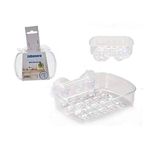 zeepschaal Transparant (10,5 x 3,5 x 13,5 cm) von MULTIMARCA