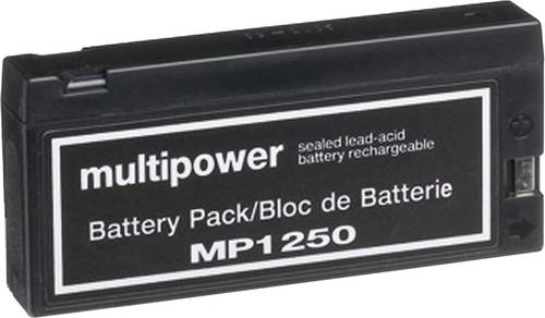 Multipower MP1250 B20113MP Bleiakku 12V 2Ah Blei-Vlies (AGM) (B x H x T) 143 x 64 x 23mm Klemmpol Wa von MULTIPOWER