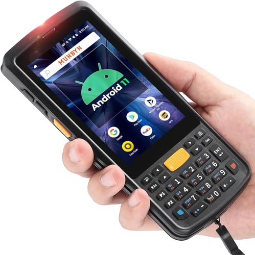 MUNBYN PDA Scanner Android 11, POS Terminal Handheld PDA, Zebra Barcode-Scanner SE4710, 1D 2D Barcode, Wi-Fi 4G LTE BT von MUNBYN