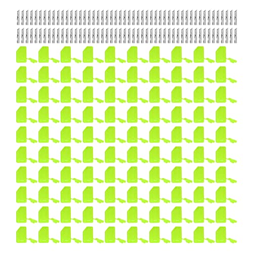 Munefe 100sets Bananenstopfen, stabiles Getriebe 4mm 5 Farben Reiner kupferplattierter Bananenstopfen, Lautsprecher Bananenstopfen für Schiff (Grün) von MUNEFE