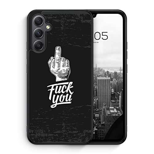 F*ck You Mittelfinger - Silikon Hülle für Samsung Galaxy S23 FE - Spruch Lustige Witzige Humorvolle Komische Spaßige Englische Coole Lässige Freche Gemeine Fiese Schutzhülle Handyhülle Case Cover F*ck You Mittelfinger - Silikon Hülle für Samsung Galaxy S23 FE - Spruch Lustige Witzige Humorvolle Komische Spaßige Englische Coole Lässige Freche Gemeine Fiese Schutzhülle Handyhülle Case Cover von MUNIQASE
