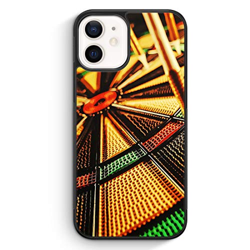 MUNIQASE Darts - Silikon Hülle für iPhone 12 - Motiv Design Sport - Cover Handyhülle Schutzhülle Case Schale von MUNIQASE