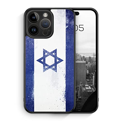 MUNIQASE Israel Grunge - Silikon Hülle für iPhone 14 Pro - Israelische Schutzhülle Handyhülle Case Cover MUNIQASE Israel Grunge - Silikon Hülle für iPhone 14 Pro - Israelische Schutzhülle Handyhülle Case Cover von MUNIQASE