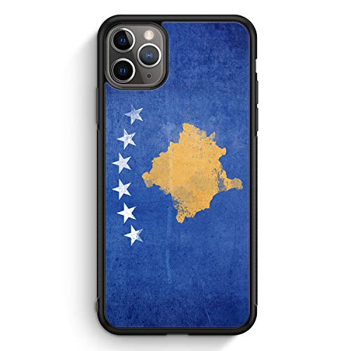 MUNIQASE Kosovo Grunge - Silikon Hülle für iPhone 11 Pro Max - Motiv Design - Cover Handyhülle Schutzhülle Case Schale von MUNIQASE