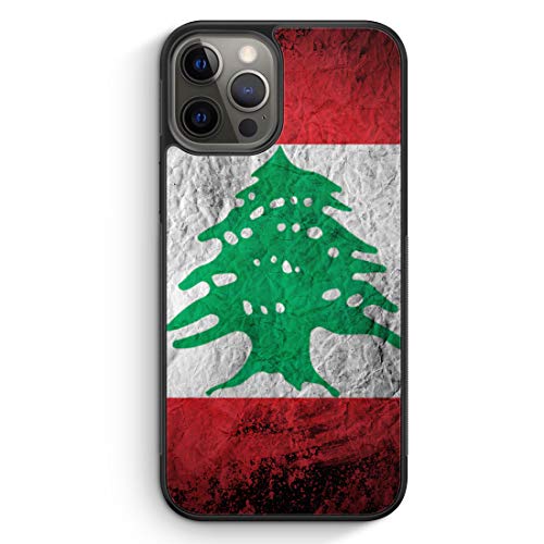 MUNIQASE Libanon Splash Flagge - Silikon Hülle für iPhone 13 Pro Max - Motiv Design Lebanon Libanesisch National - Cover Handyhülle Schutzhülle Case Schale von MUNIQASE