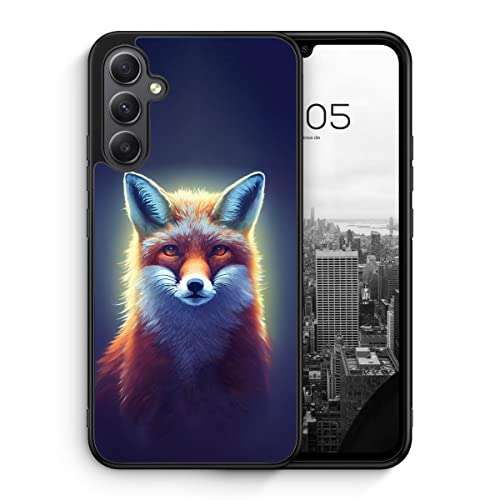 MUNIQASE Mystischer Fuchs - Silikon Hülle für Samsung Galaxy A15 4G 5G - Schöne Tier Fuchs Schutzhülle Handyhülle Case Cover von MUNIQASE
