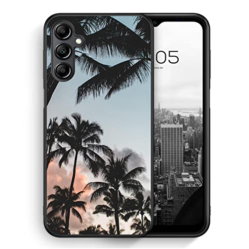 MUNIQASE Palmen Landschaft Tropical - Silikon Hülle für Samsung Galaxy A54 5G - Landschaft Sommer Schöne Schutzhülle Handyhülle Case Cover von MUNIQASE