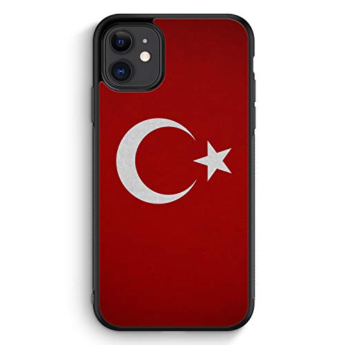 MUNIQASE Türkiye Turkey Türkei Neu Flagge - Silikon Hülle für iPhone 11 - Motiv Design Türkisch - Cover Handyhülle Schutzhülle Case Schale von MUNIQASE