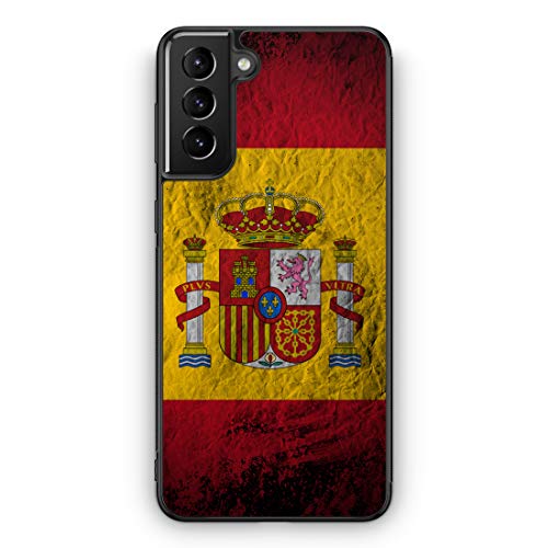 Spanien Splash Flagge - Silikon Hülle für Samsung Galaxy S22+ Plus - Motiv Design Spain Espana Spanisch National - Cover Handyhülle Schutzhülle Case Schale von MUNIQASE