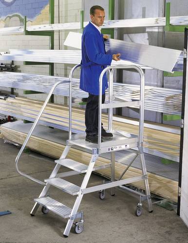 Günzburger Steigtechnik MUNK 50114 Handlauf für Podestleitern 3-stufig inkl. Plattform 1St. von MUNK Günzburger Steigtechnik