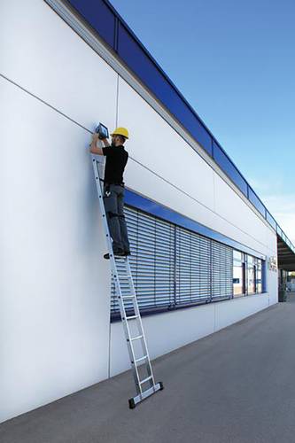 MUNK Günzburger Steigtechnik 10120 Aluminium Anlegeleiter Montage mit Werkzeug Arbeitshöhe (max.): von MUNK Günzburger Steigtechnik