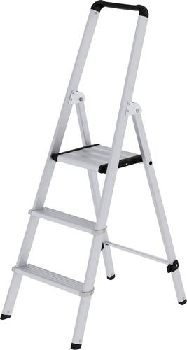 MUNK Günzburger Steigtechnik 11253 Aluminium Stufen-Stehleiter Arbeitshöhe (max.): 2.75m von MUNK Günzburger Steigtechnik