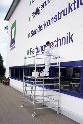 MUNK Günzburger Steigtechnik 115100 Klappgerüst Montage ohne Werkzeug Arbeitshöhe (max.): 3.8m von MUNK Günzburger Steigtechnik