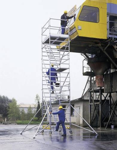 MUNK Günzburger Steigtechnik 167200 Rollgerüst Montage ohne Werkzeug Arbeitshöhe (max.): 6.4m von MUNK Günzburger Steigtechnik