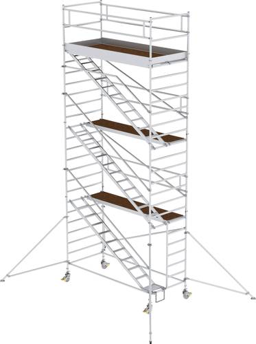 MUNK Günzburger Steigtechnik 167320 Rollgerüst Montage ohne Werkzeug Arbeitshöhe (max.): 8.4m von MUNK Günzburger Steigtechnik
