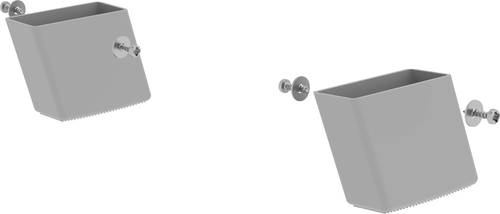 MUNK Günzburger Steigtechnik 19619 Montageset Außenschuh für Holzleiter 60x23mm 1 Set von MUNK Günzburger Steigtechnik