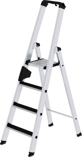 MUNK Günzburger Steigtechnik 41504 Aluminium Stufen-Stehleiter Arbeitshöhe (max.): 3m von MUNK Günzburger Steigtechnik