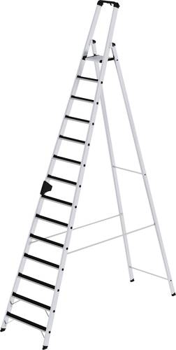 MUNK Günzburger Steigtechnik 41514 Aluminium Stufen-Stehleiter Arbeitshöhe (max.): 5.5m von MUNK Günzburger Steigtechnik