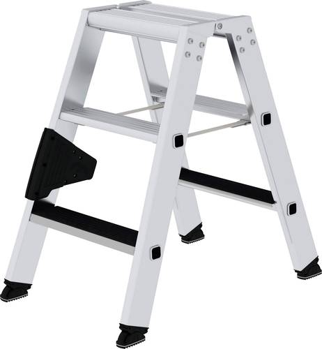MUNK Günzburger Steigtechnik 41603 Aluminium Stufen-Stehleiter Arbeitshöhe (max.): 2.25m von MUNK Günzburger Steigtechnik