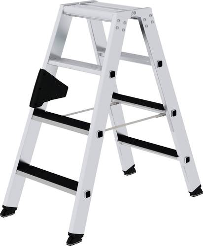 MUNK Günzburger Steigtechnik 41604 Aluminium Stufen-Stehleiter Arbeitshöhe (max.): 2.5m von MUNK Günzburger Steigtechnik