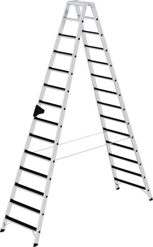 MUNK Günzburger Steigtechnik 41614 Aluminium Stufen-Stehleiter Arbeitshöhe (max.): 5m von MUNK Günzburger Steigtechnik