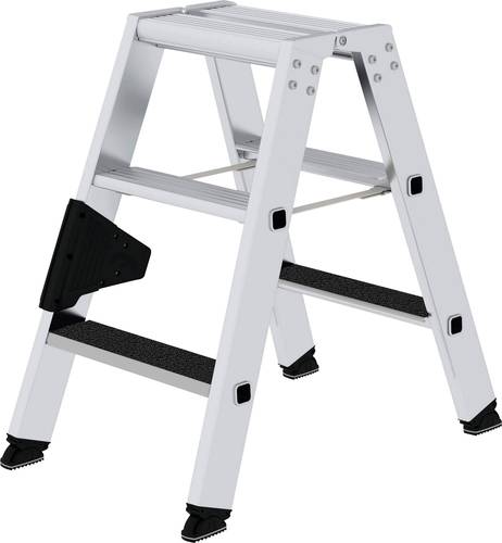 MUNK Günzburger Steigtechnik 41636 Aluminium Stufen-Stehleiter Arbeitshöhe (max.): 2.25m von MUNK Günzburger Steigtechnik