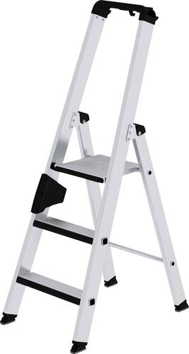 MUNK Günzburger Steigtechnik 42103 Aluminium Stufen-Stehleiter Arbeitshöhe (max.): 2.75m von MUNK Günzburger Steigtechnik