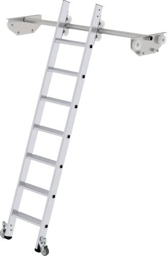 MUNK Günzburger Steigtechnik 44607 Stufen-Regalleiter fahrbar für Doppelregal 7 Stufen 1St. von MUNK Günzburger Steigtechnik