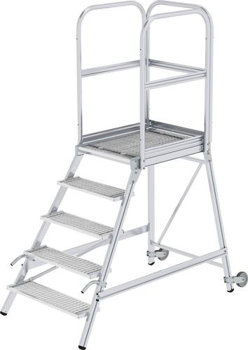 MUNK Günzburger Steigtechnik 58105 Aluminium Podesttreppe Montage mit Werkzeug Arbeitshöhe (max.): von MUNK Günzburger Steigtechnik