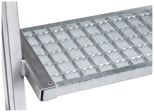 MUNK Günzburger Steigtechnik 58107 Aluminium Podesttreppe Montage mit Werkzeug Arbeitshöhe (max.): von MUNK Günzburger Steigtechnik