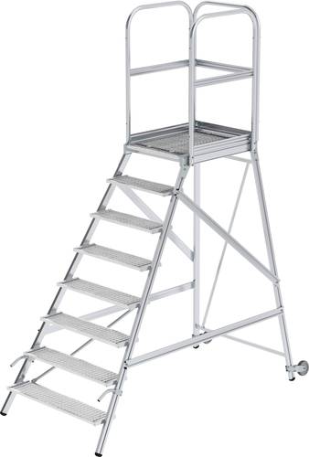 MUNK Günzburger Steigtechnik 58108 Aluminium Podesttreppe Montage mit Werkzeug Arbeitshöhe (max.): von MUNK Günzburger Steigtechnik