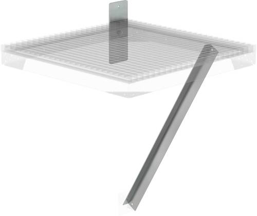 MUNK Günzburger Steigtechnik 60954 Flanschplatte und Strebe für Ziegelmauerwerk, Tiefe 800mm 1St. von MUNK Günzburger Steigtechnik