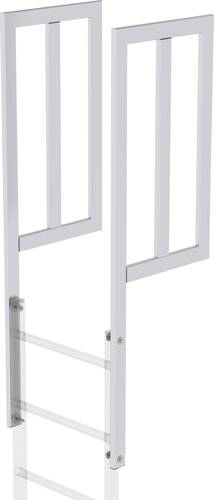 MUNK Günzburger Steigtechnik 62050 Ausstiegshom mit Geländeransatz Aluminium blank Länge 1600mm 1St. von MUNK Günzburger Steigtechnik