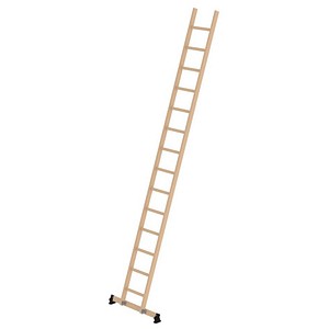MUNK Anlegeleiter 33118 natur 14 Sprossen, H: 416,0 cm MUNK Anlegeleiter 33118 natur 14 Sprossen, H: 416,0 cm von MUNK