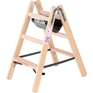 MUNK Gelenkleiter 33806 natur 2x 3 Sprossen, H: 97,0 cm MUNK Gelenkleiter 33806 natur 2x 3 Sprossen, H: 97,0 cm von MUNK