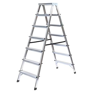 MUNK Klapptritt 11167 alu 2x 7 Stufen, H: 151,0 cm MUNK Klapptritt 11167 alu 2x 7 Stufen, H: 151,0 cm von MUNK