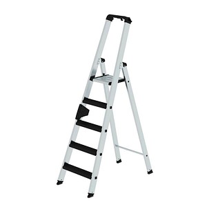 MUNK Stehleiter 42105 alu 5 Stufen, H: 181,0 cm MUNK Stehleiter 42105 alu 5 Stufen, H: 181,0 cm von MUNK