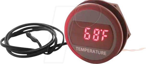 DMR201TMPRC - LCD-Einbaumessgerät, Thermometer, 3-stellig, rot, -35 … +105 °C von MURATA POWER SOLUTIONS