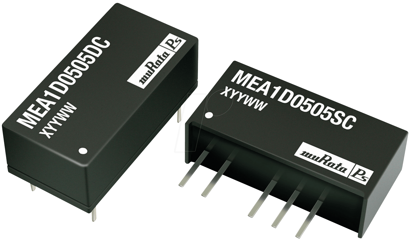 MEA1D0505SC - DC/DC-Wandler MEA, 1 W, 5 V, 100 mA, SIL, Dual von MURATA POWER SOLUTIONS