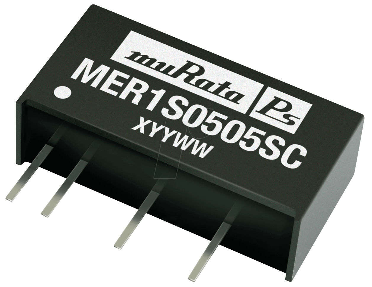 MER1S1205SC - DC/DC-Wandler MER1, 1 W, 5 V, 200 mA, SIL, Single von MURATA POWER SOLUTIONS