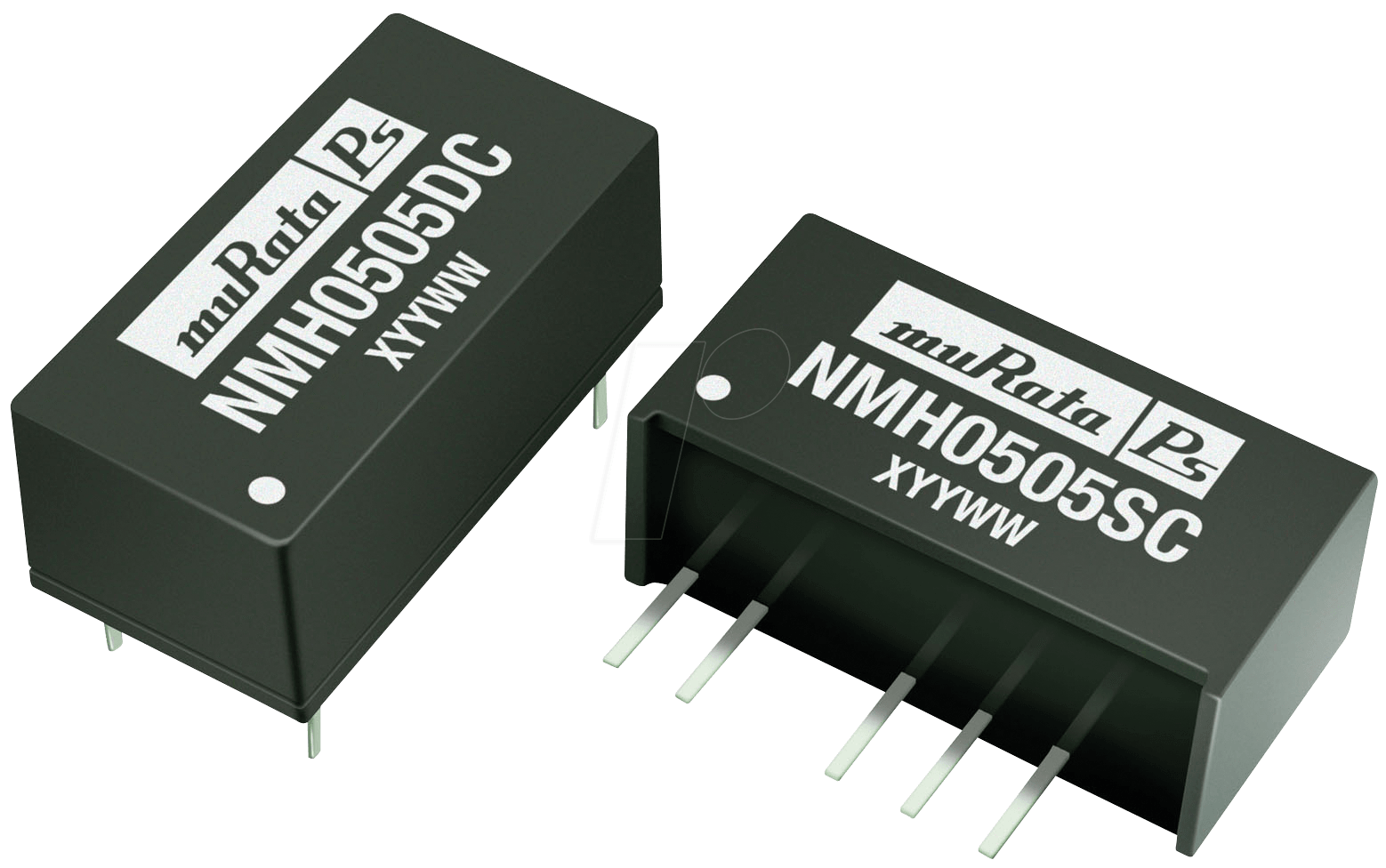 NMH0512SC - DC/DC-Wandler NMH, 2 W, 12 V, 83 mA, SIL, Dual von MURATA POWER SOLUTIONS