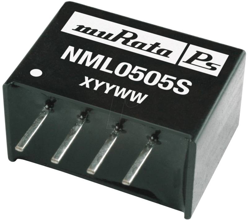 NML1205SC - DC/DC-Wandler NML, 2 W, 5 V, 400 mA, SIL, Single von MURATA POWER SOLUTIONS