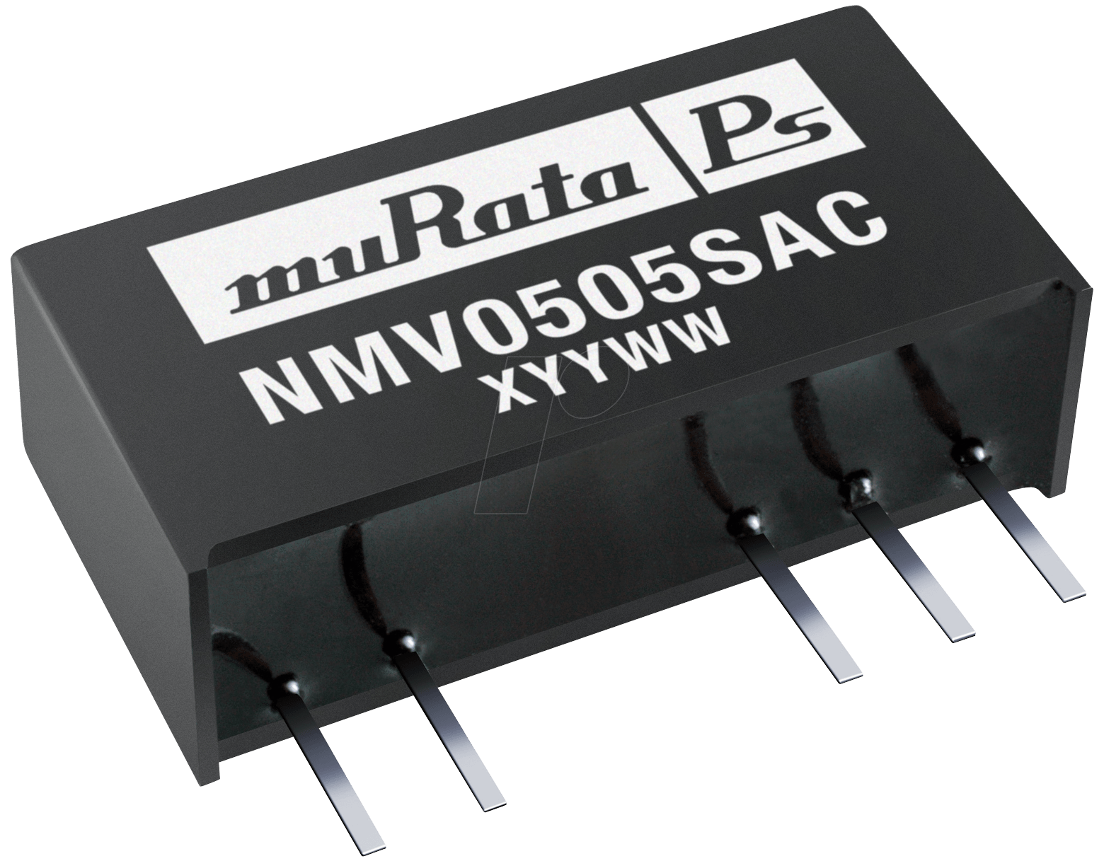 NMV0512SAC - DC/DC-Wandler NMV, 1 W, 12 V, 84 mA, SIL, Single von MURATA POWER SOLUTIONS