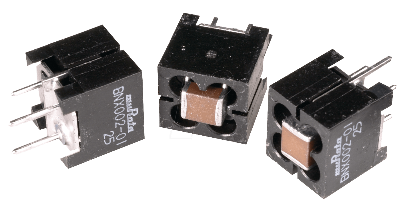 BNX012-01 - EMI Filter LC-Circuit, 15 A, 50 VDC, PC Pins Thru-Hole Box von MURATA